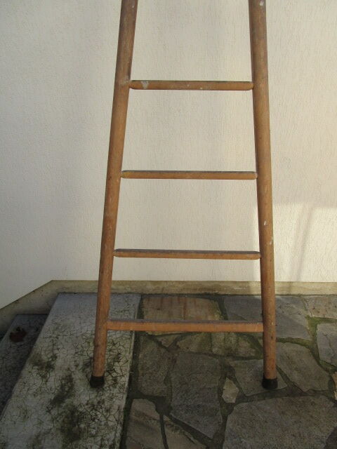 Old wooden ladder