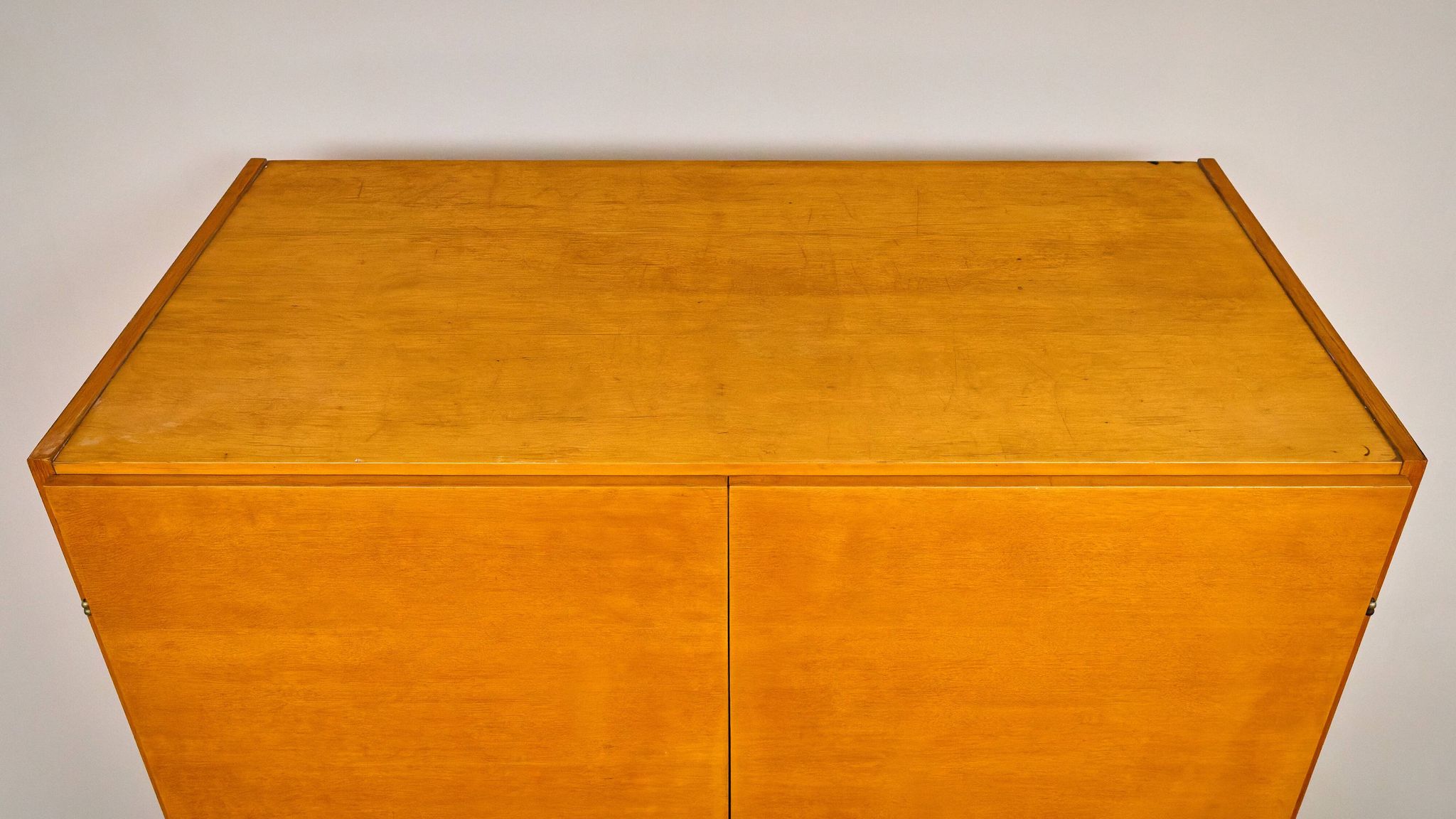 Two-door wardrobe by Mojmír Požár for UP Závody, Czechoslovakia, 1960s.