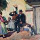 Tableau « un dimanche à la campagne «
