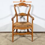 Grand-Mère Armchair in Cherrywood, Louis Philippe style – Late 19th century