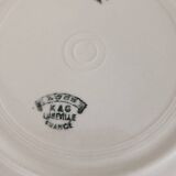 2 Lunéville Art Deco iron earth plates