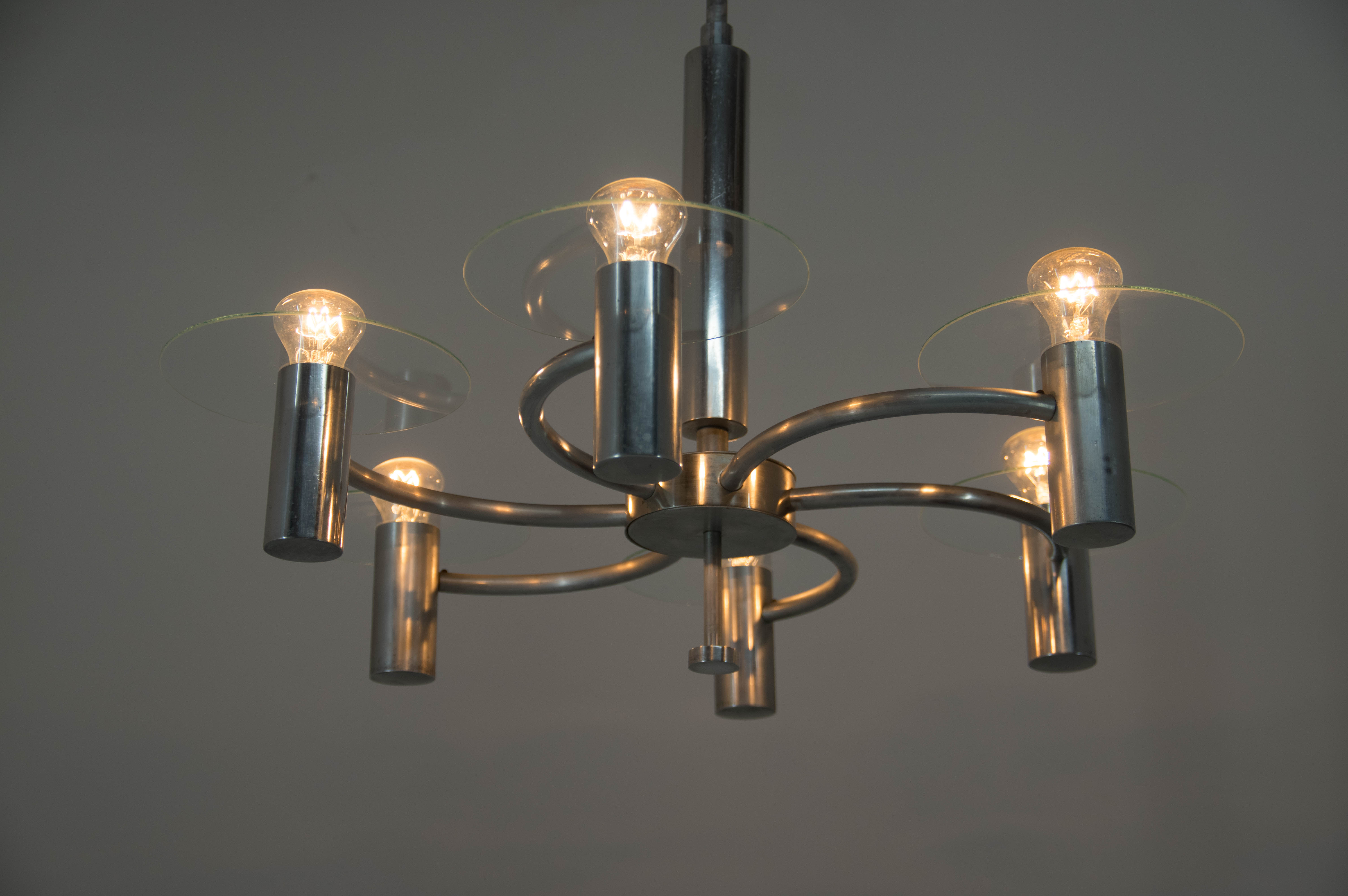 Rare "Propeller"  Chandelier, 1930s