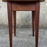Table ronde guéridon, bois, vintage, années 50