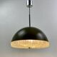 Suspension Space Age 1970, marron et chrome