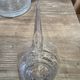 Large champagne bucket / cooler and its ladle Bubble glass Biot