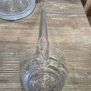 Grand seau à champagne / rafraîchisseur et sa louche Verre bullé Biot