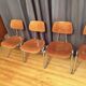 Set of six KN-38 chairs designed by Karl Nothhelfer for VS Möbel, Germany,