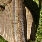 Paire de fauteuils cabriolet Louis XVI – dossier médaillon