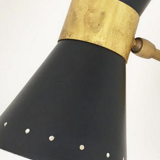 Wall light bracket 2 black articulated arms