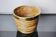 Rattan and brass basket, Italy, 1970