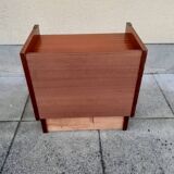 Navy bedside table
