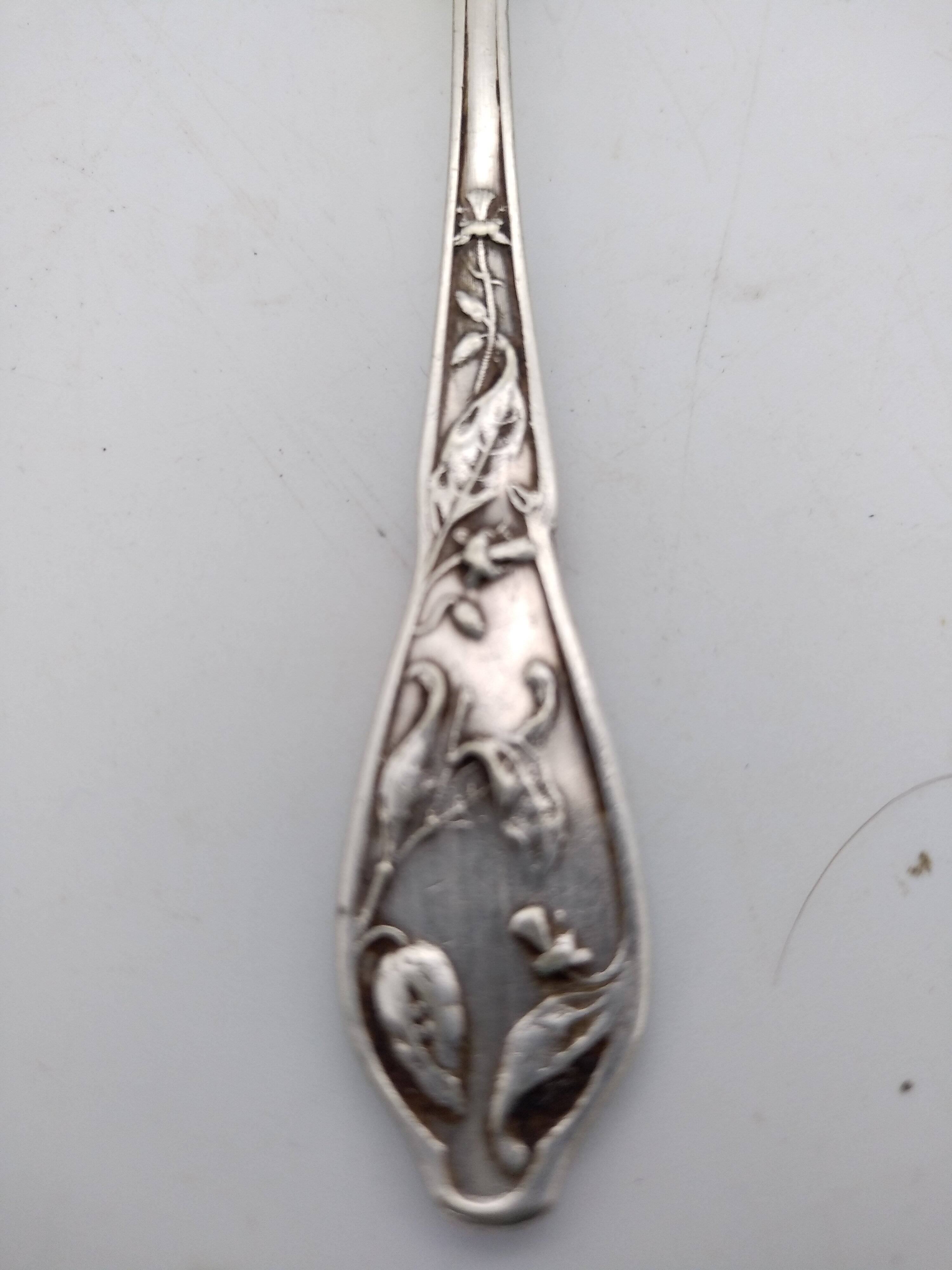 12 teaspoons/moka. 6 Boulenger and 6 laurel marking.