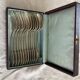 6 silver metal cutlery in their case