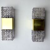 Pair of wall lamps Maison Sciolari, Italy, 1970