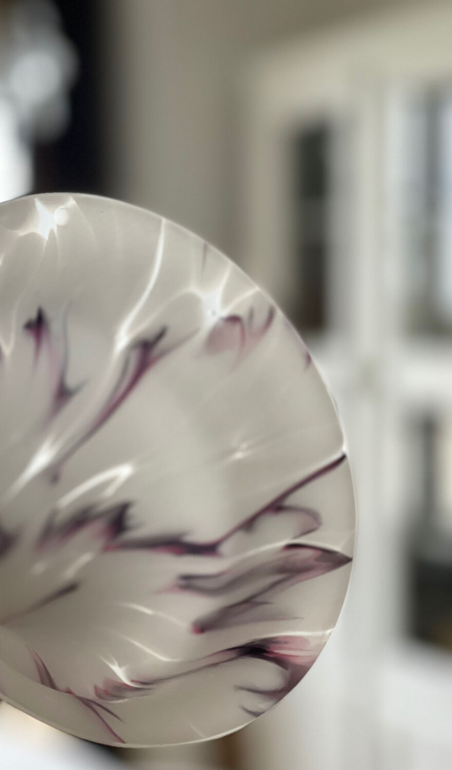 Vintage glass paste vase