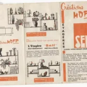 Modular wall shelf MOFP model self 1960