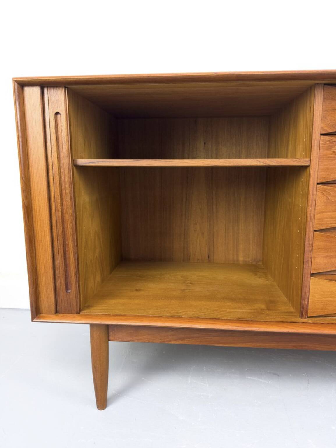 Danish Teak Sideboard by Johannes Aasbjerg, 1960s