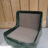 Velvet armchair