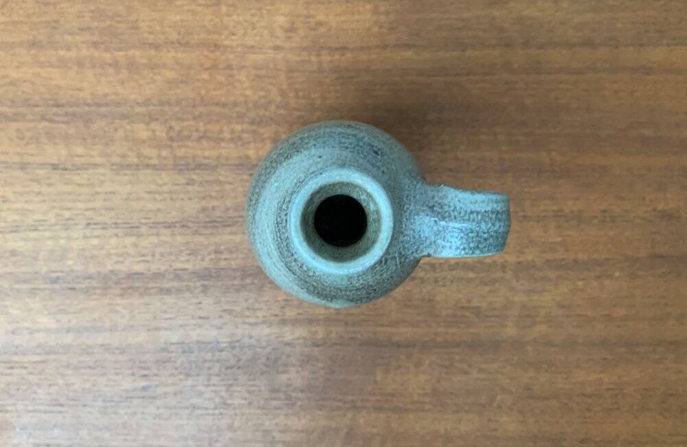 Mid-Century Minimalist Studio Pottery Carafe Vase, 1960s
