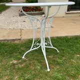 Console table demi-lune fer forgé