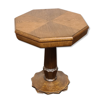 Vintage oak side table from the 1940s