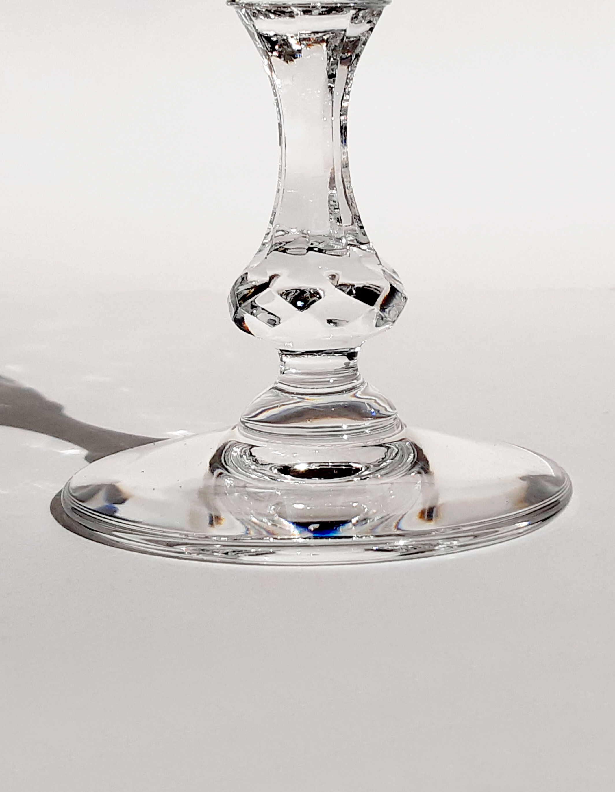 11 champagne flutes on foot in crystal saint louis collection messina