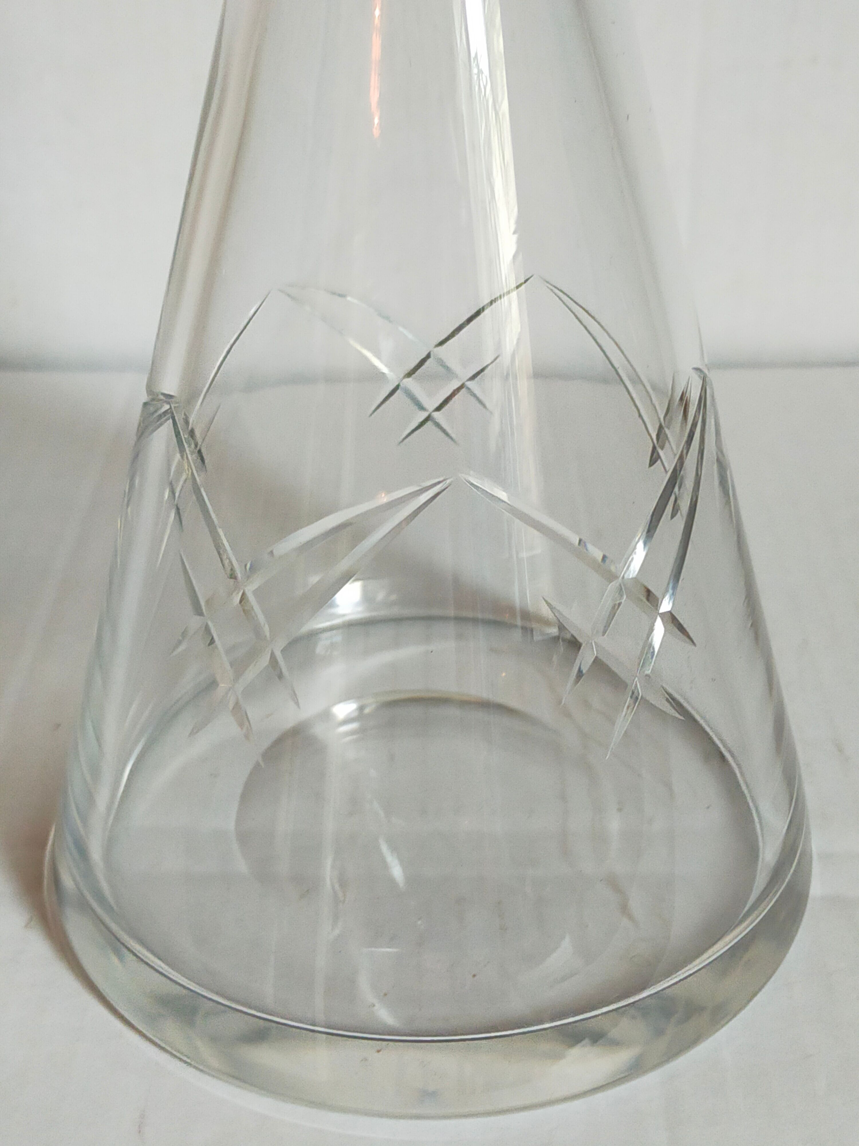 Art-Deco crystal decanter early twentieth century