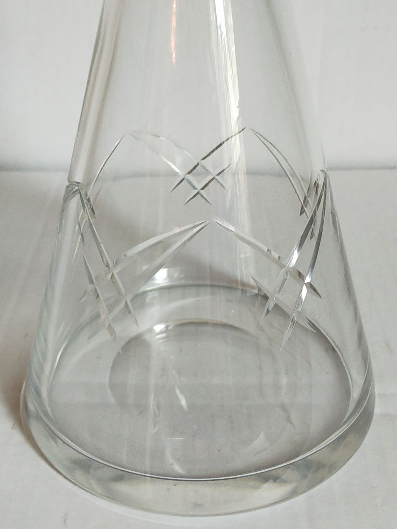 Carafe en cristal Art-Déco début XXème