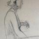 Female nude drawing
