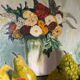 Vintage Oil on Canvas – Still Life