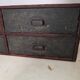 Antique workshop drawer unit from the 1920s.