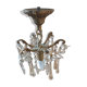 Brass chandelier