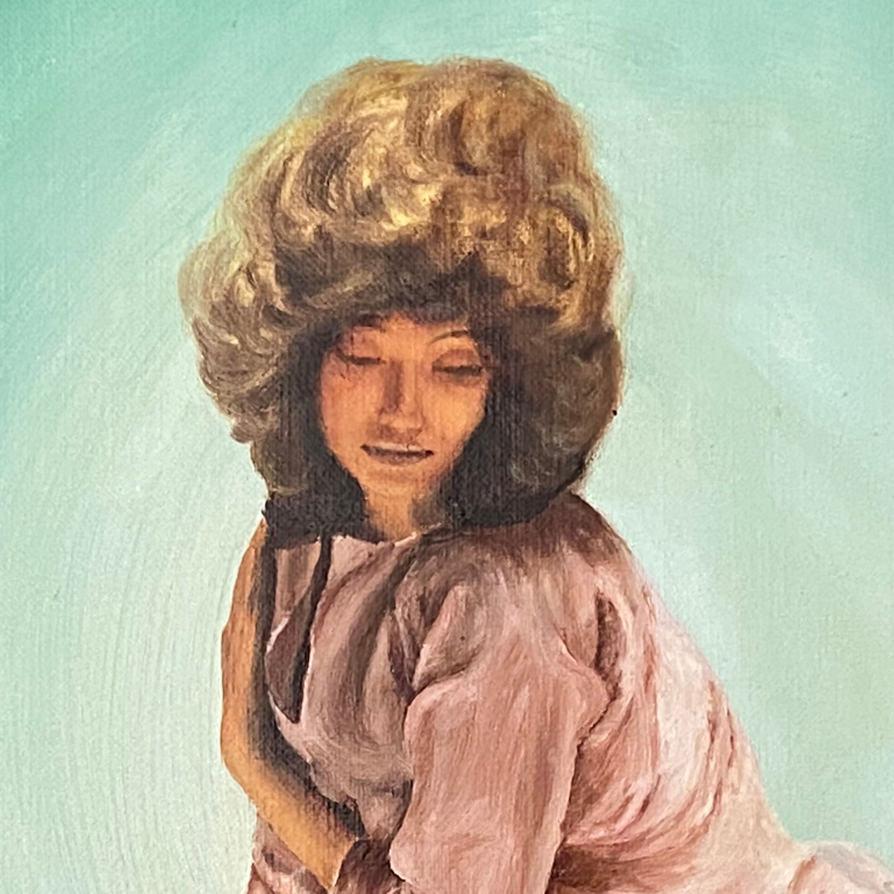 Oil on canvas. 1970. Seated woman.