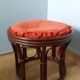 Rattan wicker pouffe stool