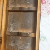 Wooden key box with landscape