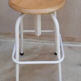 Vintage industrial screw stools