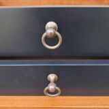 Pair of teak bedside tables