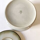 Plat/soupière en grès de grand feu, faïencerie de Brenne, années 1970-1980