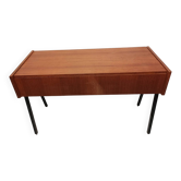 Vintage Wooden Chest Style Sewing Furniture