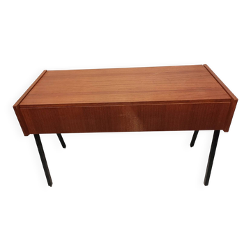 Vintage Wooden Chest Style Sewing Furniture