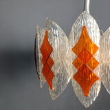 Acrylic space age chandelier by Marbach Leuchten, Germany, 1960s