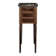 Louis XVI style mahogany bedside table