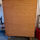 Wicker rattan bamboo wardrobe 1950 1960