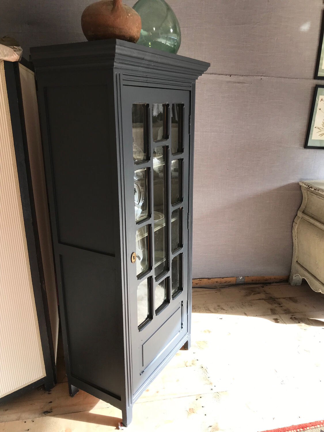 Parisian glass cabinet