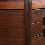 Large Danish Rosewood Executive Desk by Christian Linneberg 1960