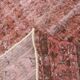 Dusty Rose Turkish Vintage Oversize Handmade Wool Carpet Rug, 198x297 Cm