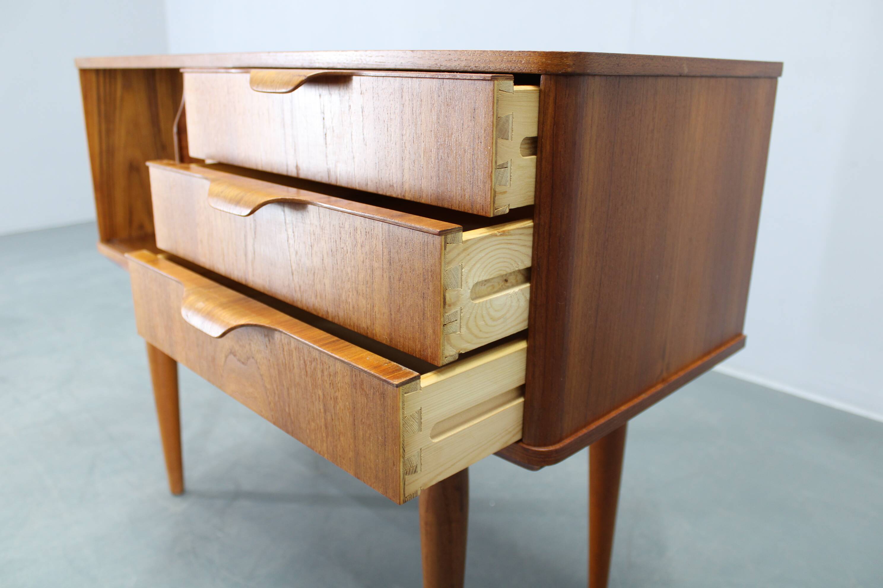 1960s Danish teak cabinet with drawers