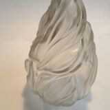 Frosted glass flame lampshade