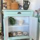 Buffet parisien vert mint