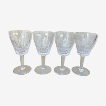 Lot de 4 verres à pied